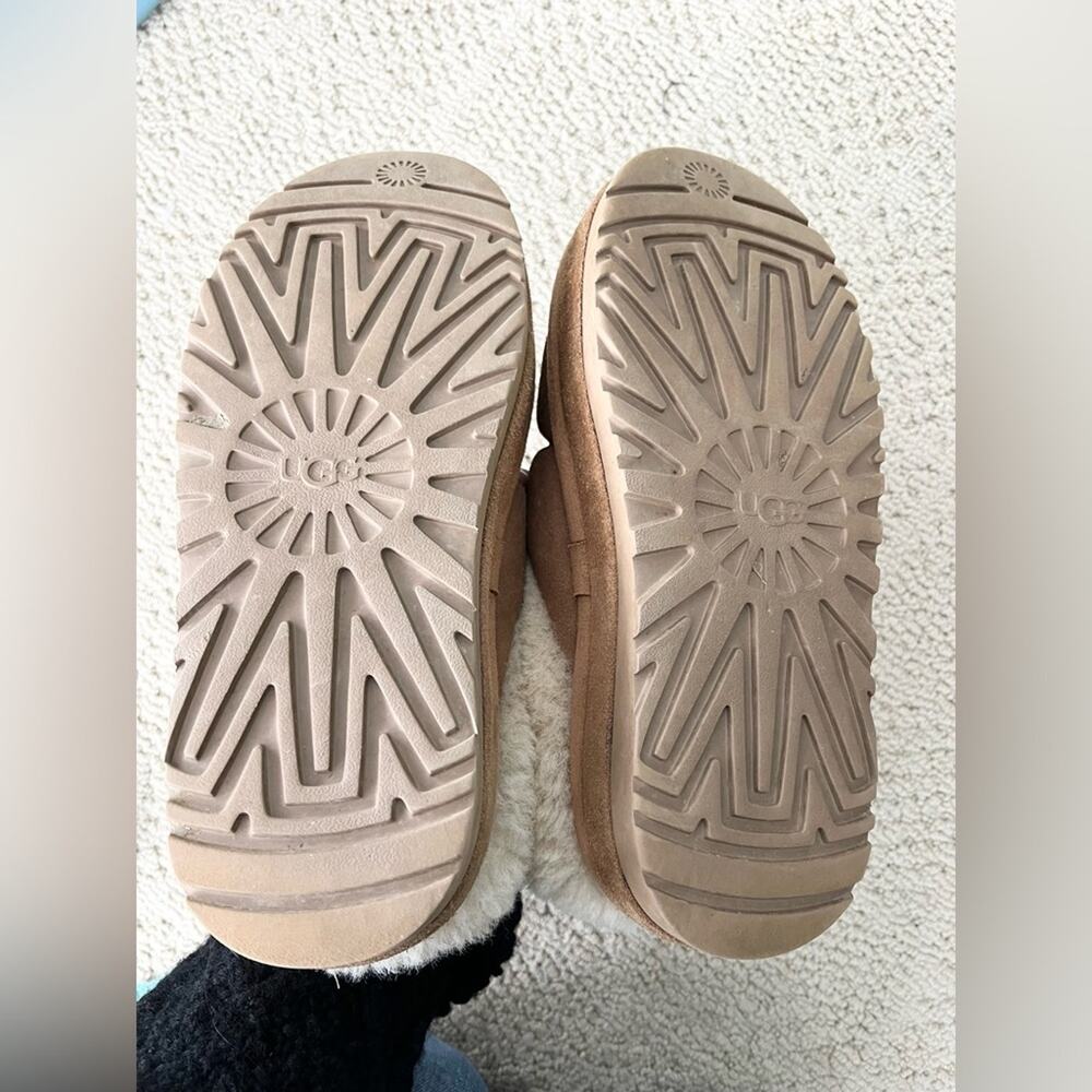 Ugg tazzlita suede platform slippers casual women’s size 10 - Picture 8 of 9